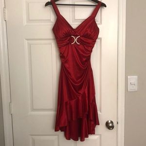 red cocktail/formal dress